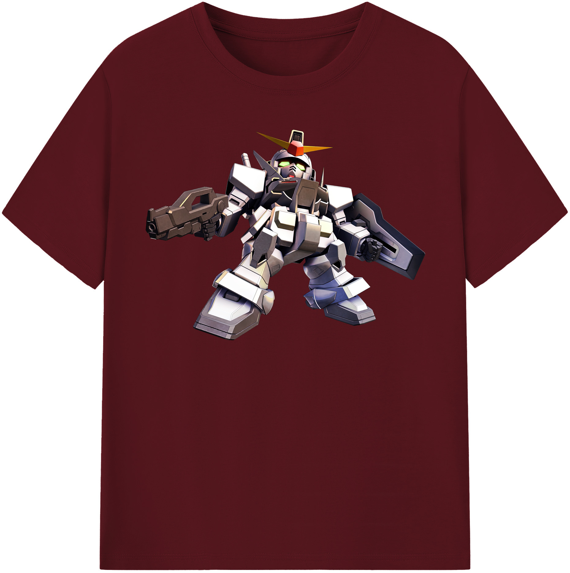 （画像用） 機動戦士ガンダム Mobile Suit Gundam 綿100％半袖Tシャツ（フロントプリント）